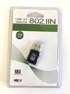 USB 2.0 Wireless 802.11N 150 Mbps, New in package - Image 1 of 2
