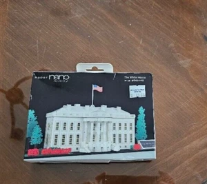 NEW Paper Nano White House, Laser Cut Paper Model Craft Kit PN-125 - Bild 1 von 2