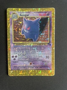 Gengar 20/62 Vending Sticker PRISM HOLO vintage WOTC LP - Picture 1 of 10