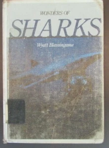Wonders of Sharks by Wyatt Blassingame Ex-Library Book - Picture 1 of 5