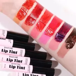 6Colors Lip Stain Peel off Lip Tint Stain Tattoo Waterproof Long-Lasting NEW - Bild 1 von 15