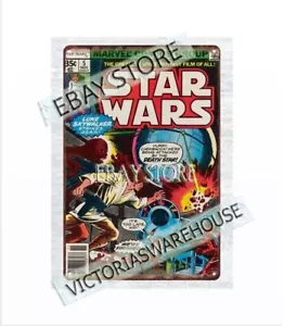 1977 Star Wars Comics Metallblechschild Sunburst Metall Wandkunst - Bild 1 von 4