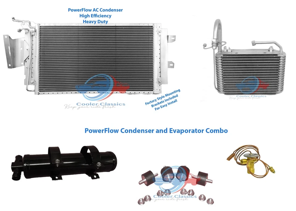 68 69 70 71 Pontiac GTO LeMans Grand AC Condenser Evaporator 3018267 AC1790PF - Image 1 of 1