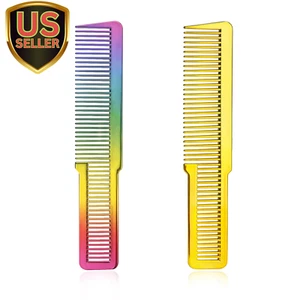 2 Pieces Barber Clipper Combs, Anti-Static Hair Cutting Comb Heat Resistant F... - Picture 1 of 1
