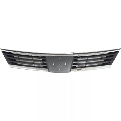 New Grille Assembly Nissan Versa For 2007-2009 Plastic Gray - Image 1 of 4