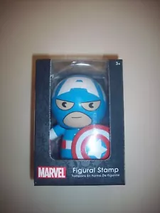 New in Box Marvel Captain America MXYZ Fun Toy Boy's Figural Stamp Ages 3+ - Picture 1 of 3