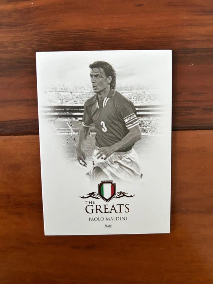 Tarjeta de fútbol americano Futera Greats 2023 única Italia Maldini como nueva Foto 1 de 1
