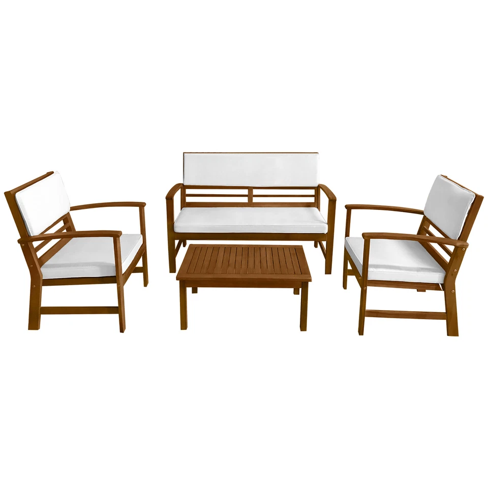 Patio Conversation Set Patio Furniture Patio Sofa Set Outdoor Chat Set 4-Piece - Image 1 of 4