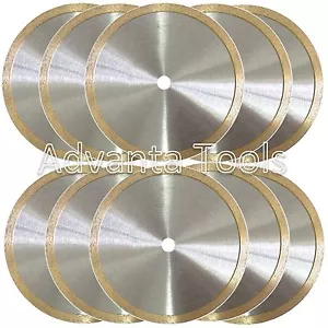 10PK 7” Premium Wet Diamond Saw Blade for Porcelain Ceramic Tile Marble Granite - Picture 1 of 2