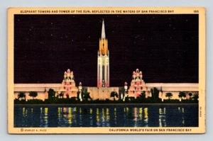 San Francisco California World's Fair Exposition on the Bay Postcard 1939 - Picture 1 of 2