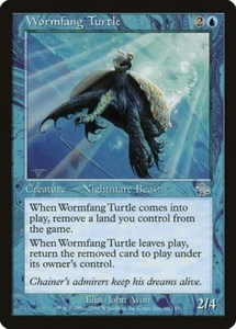 4 x Wormfang Turtle MTG Judgement NM Blue - Picture 1 of 1