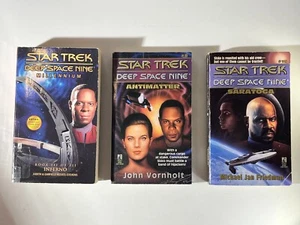 Menge 3 Star Trek Deep Space neun Taschenbücher Antimaterie Saratoga - Bild 1 von 11