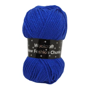 Woolcraft Neu Modisch Grob Strick Garn Wolle 100g - 106 Königlich - Bild 1 von 1