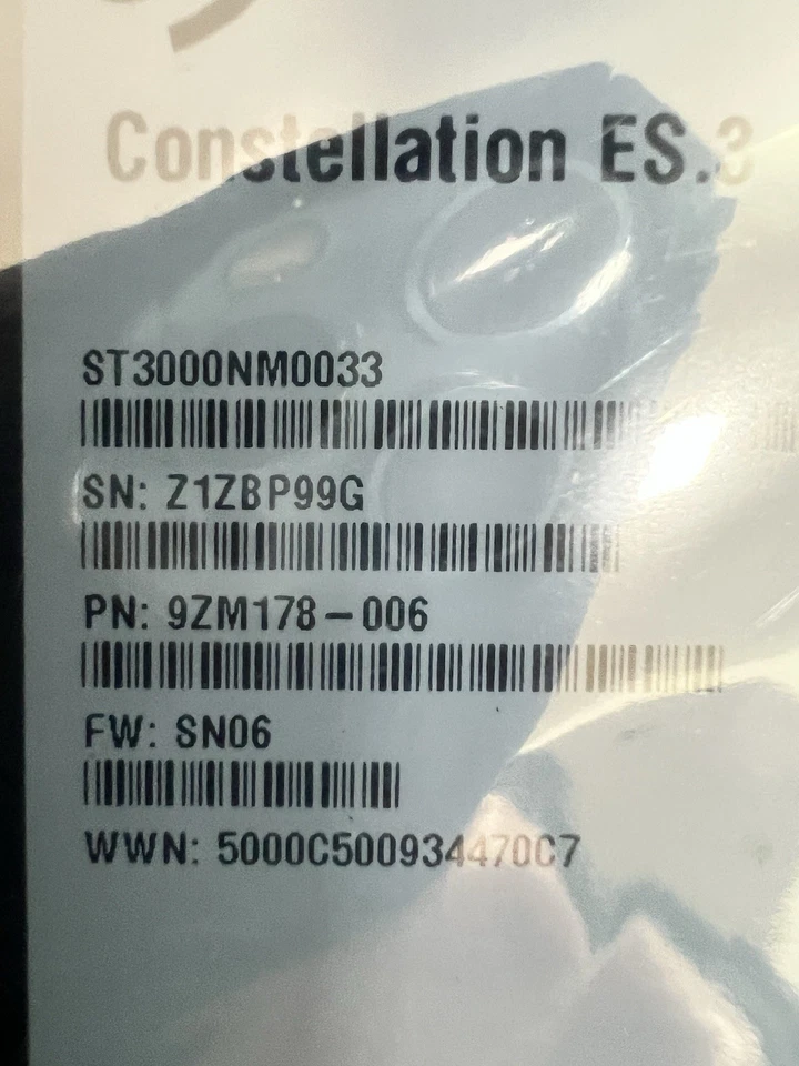 Seagate ST3000NM0033-9ZM178 3TB 2.5” Hard Drive. - Image 1 of 1