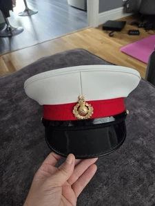 Genuine British Royal Marines Peaked Dress Hat, Male - Picture 1 of 10