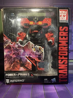 Transformers Power Of The Primes Voyager Class Inferno - NIB - 2018 - Image 1 of 4