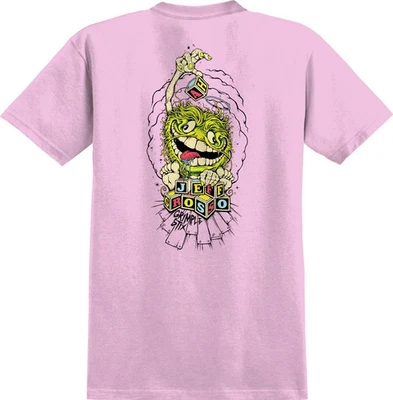 ANTI-HERO Anti Hero Skateboards Jeff Grosso Grimple Stix Guest Pink T-Shirt
