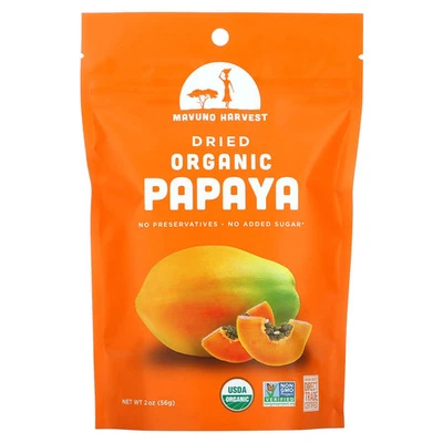 Papaya seca orgánica, 2 oz (56 g) Foto 1 de 2