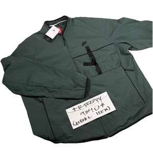 $160 Mens Size XL Tall Nike Tech Woven Utility Repel Jacket FZ0750-338 XLT Green - Picture 1 of 17