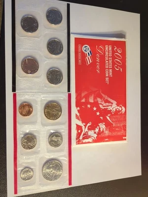 2005  United States Mint Uncirculated Coin Set  - Denver - *11 Coins* -  - Image 1 of 2