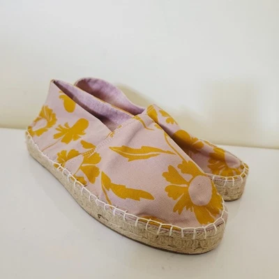 Alpargatas para mujer Soludos X Wool and The Gang florales amarillo rosa talla 8 Foto 1 de 4