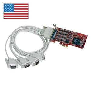 Comtrol RocketPort Express 30126-4 RS232/422/485 Quad DB9M Expansion PCI - Afbeelding 1 van 5