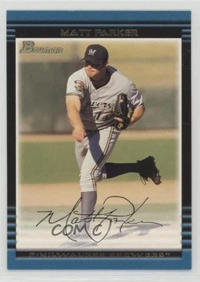 2002 Bowman Matt Parker #384 Rookie RC - Image 1 of 2