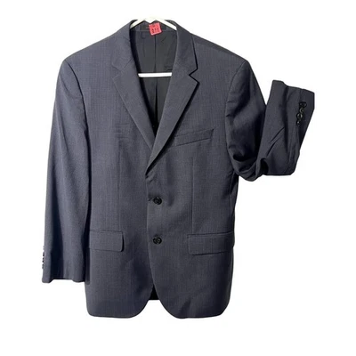 Hugo Boss Suit Jacket Mens Size 38S Blue TESS Lanificio Wool Single Breasted - Image 1 of 4