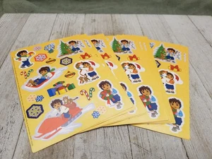 Lote de 20 Hojas Vintage Go Diego Go Jaguar Álbum de Recortes Navidad Vacaciones Pegatinas - Imagen 1 de 3