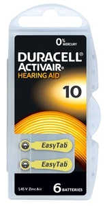 60 St. 10 Blister Duracell Batterie Hörgerätebatterie DA 10 - Picture 1 of 1
