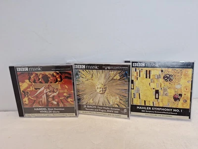 BBC Music Magazine CD LOT Handel, Vivaldi, JS Bach, Mahler Symphony No. 1 - Image 1 of 4
