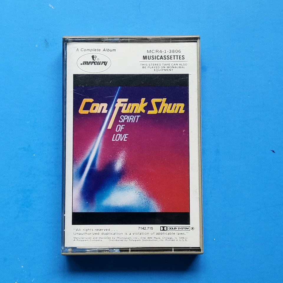 Con Funk Shun - Spirit of Love Cassette Tape 1980 Mercury Records R&B Funk Soul - Image 1 of 4