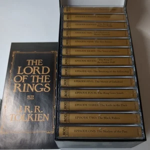 The Lord Of The Rings JRR Tolkien BBC CASSETTE Audiobook 1987 - Picture 1 of 4