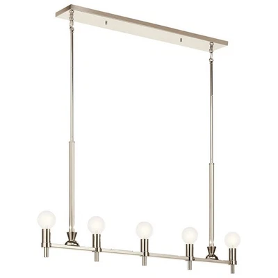 Kichler Lighting - Torvee - 5 Light Linear Chandelier In Art Deco Style-21.25 - Image 1 of 4