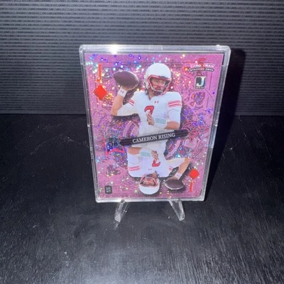 2023 Wild Card 5 Card Draw - CAMERON RISING - 1/1 JBH Jack Of Diamonds - Mirror - Image 1 of 2