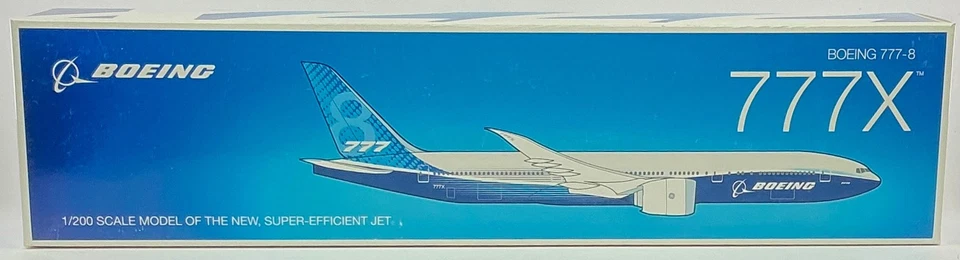 The Boeing Store Boeing 777-8 'House Colors' 1/200 Scale Snap-Together Model - Image 1 of 3