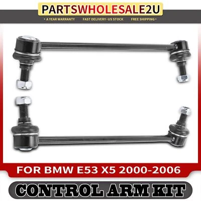 2x Barra estabilizadora delantera izquierda BMW E53 X5 2000 2001 2002 2003 2004 2005 2006 Foto 1 de 4