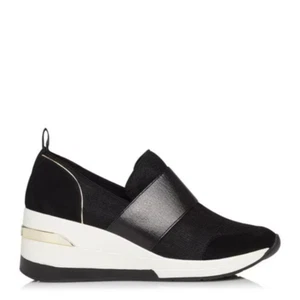 Dune London Emilia Slip-on Trainers Womens Black Size UK 7 EU 40 *REFSSS219 - Picture 1 of 2