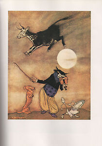 Arthur Rackham Print  - Mother Goose The Old Nursery Rhymes