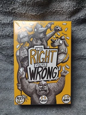 Right Wrong Games Card Game I'm Right You're Wrong Classic Edition Sealed - Image 1 of 4