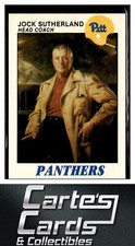 Jock Sutherland 1989 Pittsburgh Panthers Greats #10   Pittsburgh Panthers