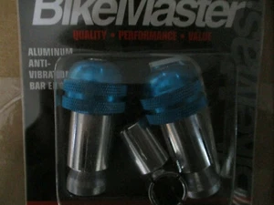 MANILLAR DE MOTOCICLETA ATV AZUL 7/8"" O 1"" ALUMINIO EXTREMOS BARRA ANTIVIBRACIÓN - Imagen 1 de 7