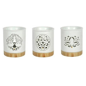 Burner Oil Tealight Candle Wax Melt Holder Ceramic Aromatherapy Home Essential - Picture 1 of 19