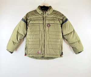 Obermeyer Boys Jacket Green Full Zip Puffer Quilted Winter Outdoor Preschool 8 - Picture 1 of 10