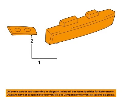 Lámpara de luz marcadora lateral izquierda HYUNDAI OEM 09-12 Elantra 923012L100 Foto 1 de 2