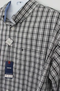 IZOD MULTI-CHECKED L/S DRESS SHIRT SZ:2XL 2X XXL NWT - Picture 1 of 2