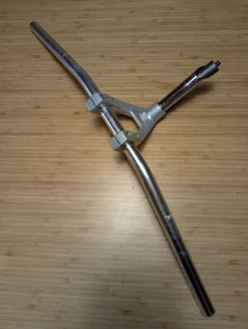 SR MTS-100 Slingshot stem with MTB-200 uncut handlebar Vintage MTB Made in Japan - Picture 1 of 11