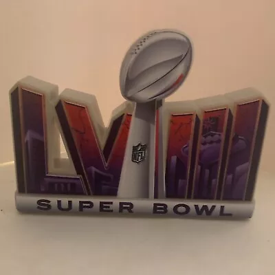 SuperBowl Super Bowl LVIII Football Cake Decoration Layon Toppers 2024 Party - Image 1 of 2