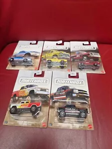 Lot of 5 Matchbox 2025 Pickup Trucks: Nissan GMC ford Dodge Chevrolet 1:64 MIB - Bild 1 von 14