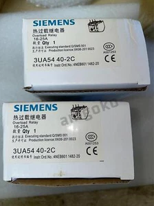 Relé de sobrecarga térmica 3UA5440-2C 3UA54 40-2C 1 PIEZA NUEVO SIEMENS 16-25A envío gratuito - Imagen 1 de 5